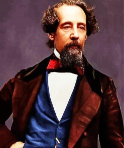 Dickens Charles Author paint by number