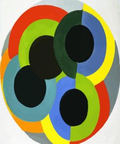 Disks Robert Delaunay paint by numbers