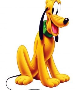 Disney Pluto paint by number
