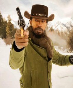 Django Movie Actor paint by number