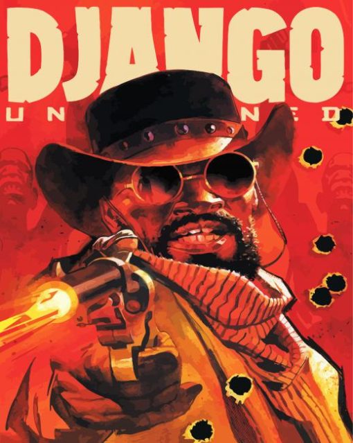 Django Movies Poster paint by number