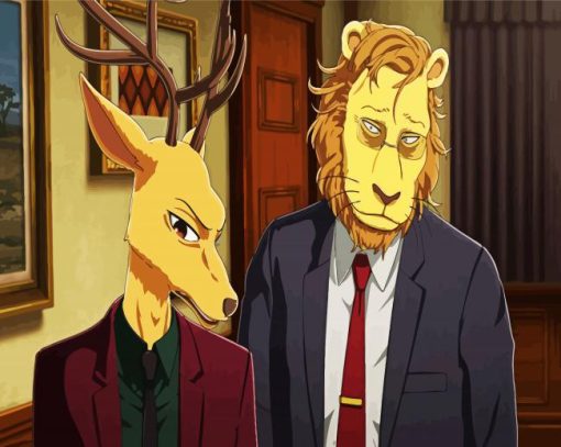 Dolph And Louis Beastars Anime paint by number
