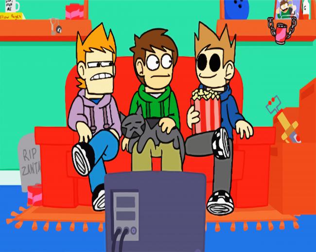 Eddsworld Animated Movie paint by numbers