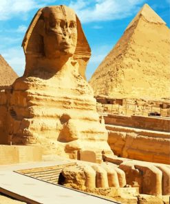 Egypt Sphinx paint by numbers