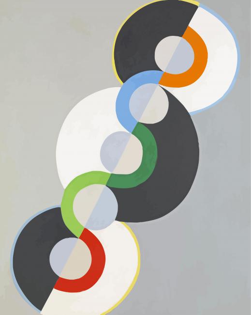 Endless Rythm Robert Delaunay paint by numbers
