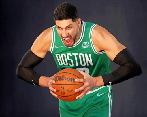 Enser Kanter Celtics paint by numbers