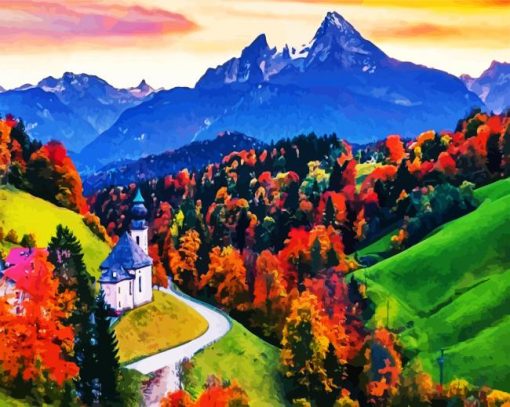 Fall In Bavaria paint by numbers