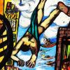 Falling Man By Max Beckmann paint by number