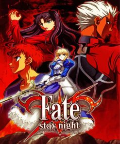 Fate Stay Night Game paint by number