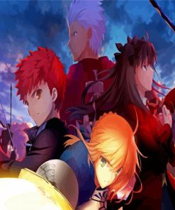 Fate Stay Night paint by numbers