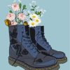 Flowers In Boots paint by numbers