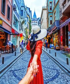Follow Me To Galata paint by number