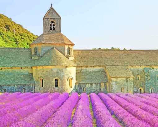France Provence Lavender paint by numbers