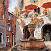 France St Paul De Vence Fountain paint by numbers