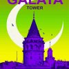 Galata Tower Poster paint by numbers