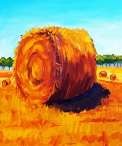 Golden Bay Bales Art paint by numbers