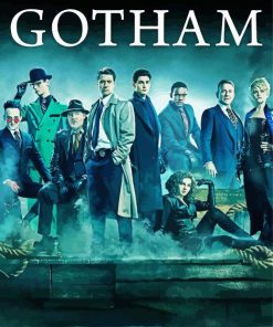 Gotham Serie Cast paint by number