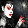 Gothic Vampire paint by numbers