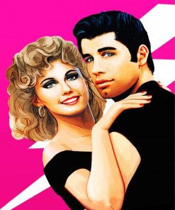 Grease Movie paint by number