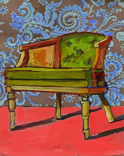 Green Chair paint by number