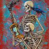 Grim Reaper Skeletons paint by numbers