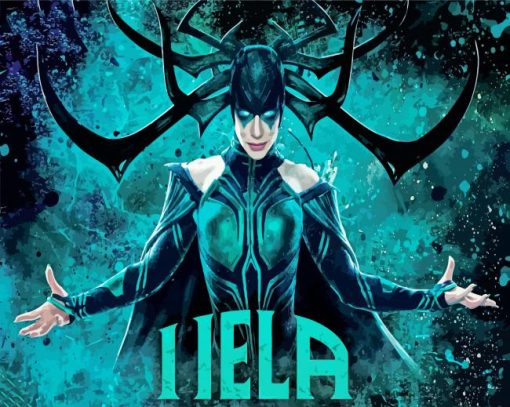 Hela Marvel Animation paint by number