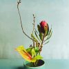 Ikebana Protea paint by number