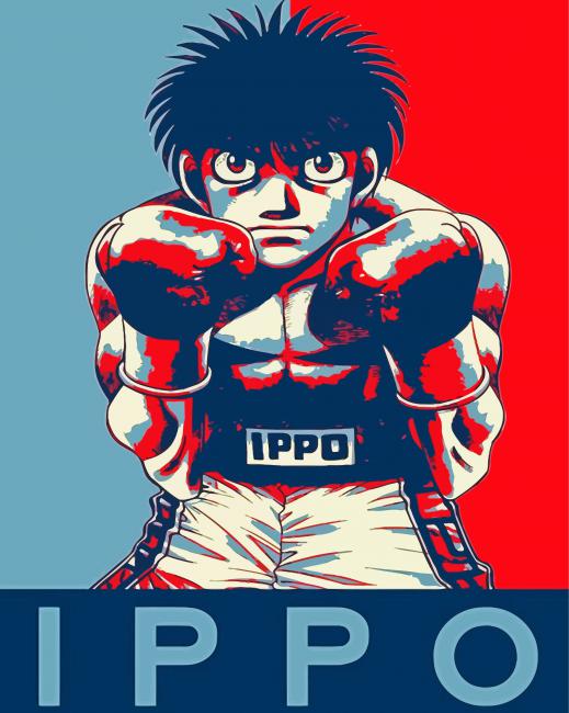 Hajime No Ippo Anime Manga Paint By Numbers - PBN Canvas