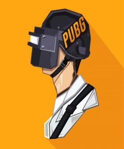 Illustration Pubg Game paint by number