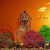 Istanbul Galata Tower Art paint by number