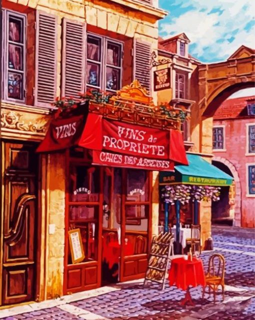 Italian Bistro paint by numbers