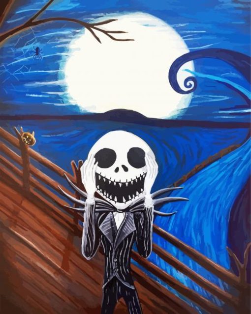 Jack Scream Art paint by number