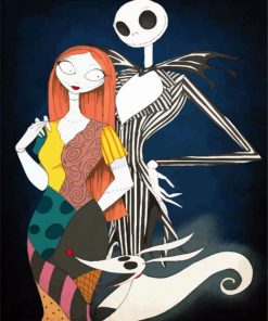 Jack And Sally paint by number