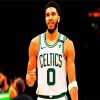 Jayson Tatum Celtics paint by number