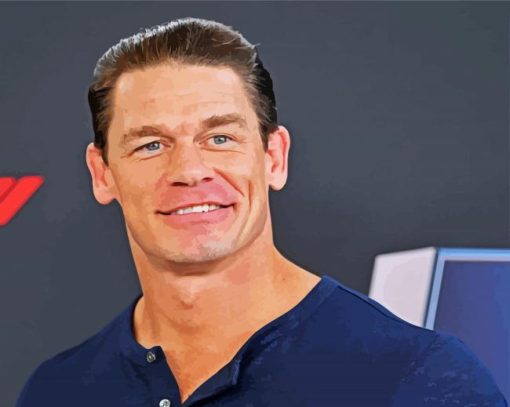 John Cena paint by numbers