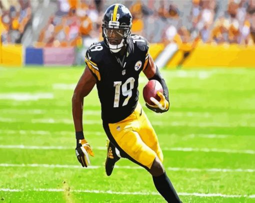 Juju Smith American Football Player paint by number