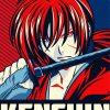 Kenshin Himura Battousai paint by numbers