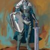 Knight Armor paint by numbers