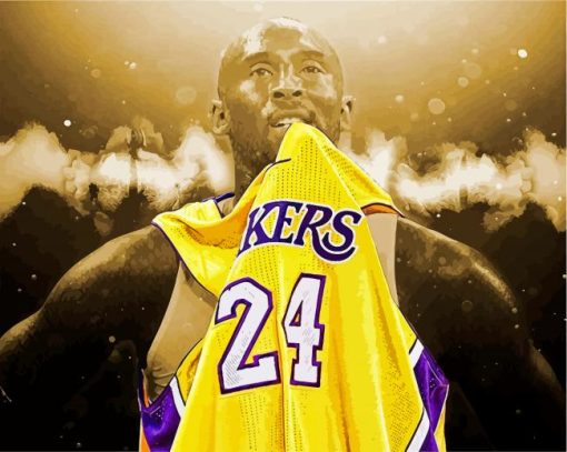 Kobe Bryant Player paint by numbers