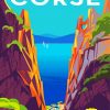 La Corse Poster paint by numbers