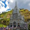 Las Lajas Sanctuary Columbia paint by number paint by numbers