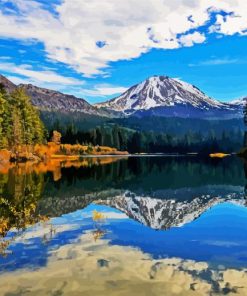 Lassen Volcanic National Park Valetta paint by numbers