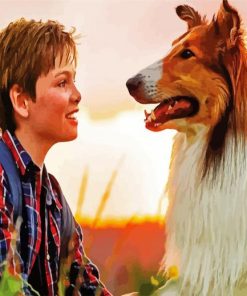 Lassie Come Home Movie paint by numbers
