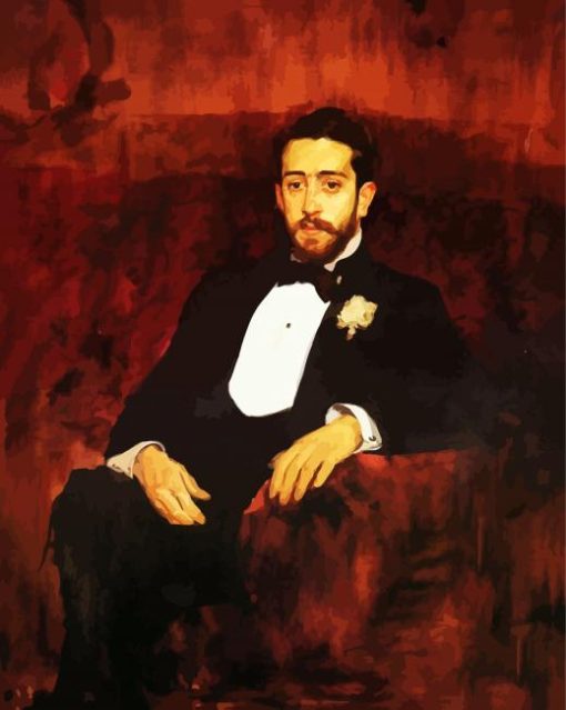 Lawyer Don Silverio Portrait Sorolla Arts paint by numbers