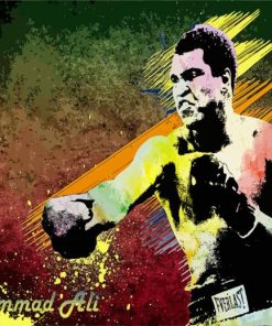 Legend Muhammad Ali paint by numbers