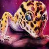 Leopard Gecko Lizard Art paint by numbers