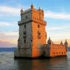 Lisbon Belem Tower paint by numbers
