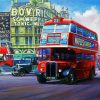 London Bus paint by numbers