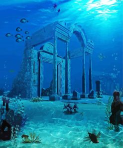 Lost City Of Atlantis paint by numbers