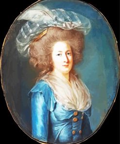 Madame Elisabeth De France Guiard paint by number